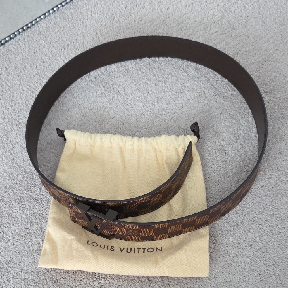 Louis Vuitton Brown Damier Belt  LIKE NEW!! - Picture 7 of 8